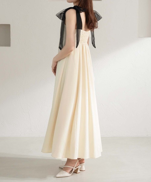 apres jour clair（アプレジュールクレア）の「【apres jour clair】アソート肩リボンキャミワンピース【ZOZOTOWN限定アイテム】（ワンピース・レディース・ホワイト系その他/グレー/アイボリー/ブラック・X-LARGE/フリー）」の15枚目の写真