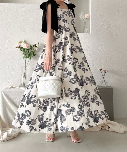 apres jour clair（アプレジュールクレア）の「【apres jour clair】アソート肩リボンキャミワンピース【ZOZOTOWN限定アイテム】（ワンピース・レディース・ホワイト系その他/グレー/アイボリー/ブラック・X-LARGE/フリー）」の21枚目の写真