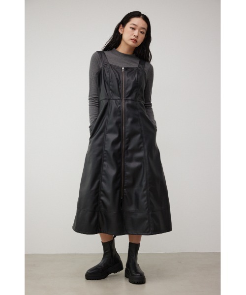 AZUL by moussy（アズールバイマウジー）の「トラックソールサイドゴアブーツ（ブーツ・レディース・アイボリー/ブラック/シルバー・LL/SMALL/MEDIUM/LARGE）」の5枚目の写真