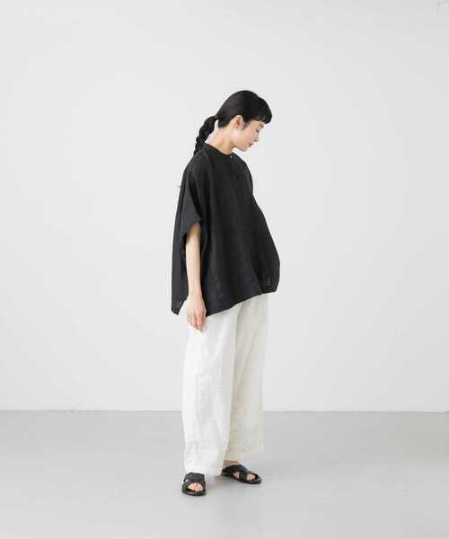 かぐれ（カグレ）の「パッチワークイージーパンツ（その他パンツ・レディース・ブラック/オフホワイト・FREE）」の13枚目の写真