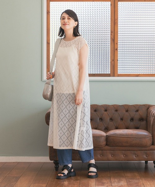 【新品】2wayレーストップスセットワンピース 新品】2wayレーストップスセットワンピース