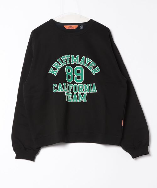 KRIFF MAYER(クリフメイヤー)の「ロゴスウェットクルー(スウェット・メンズ・グレー/ブラック/グリーン/カラフル/オートミール/マスタード・MEDIUM/LARGE/X-LARGE)」の19枚目の写真