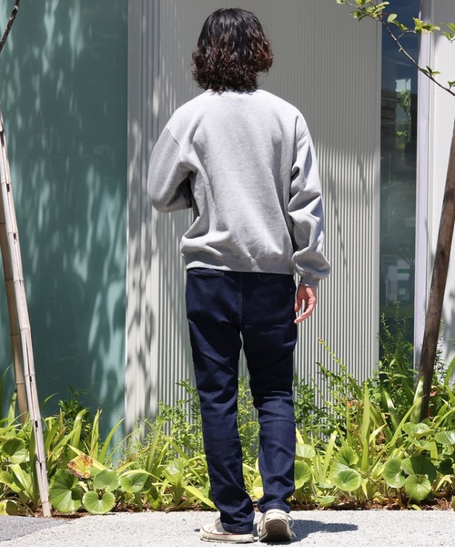 KRIFF MAYER(クリフメイヤー)の「ロゴスウェットクルー(スウェット・メンズ・グレー/ブラック/グリーン/カラフル/オートミール/マスタード・MEDIUM/LARGE/X-LARGE)」の8枚目の写真