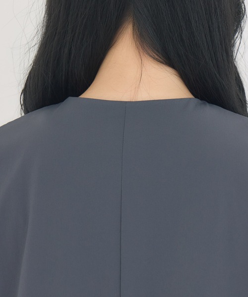 KATHARINE ROSS（キャサリンロス）の「【KATHARINE ROSS】【接触冷感、撥水加工、防しわ】オールインワン（サロペット/オーバーオール・レディース・チャコールグレー/カーキ・MEDIUM）」の22枚目の写真