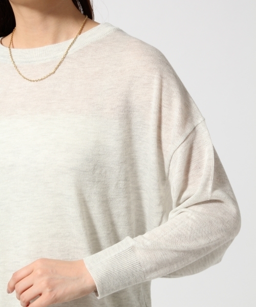 GLOBAL WORK(グローバルワーク)の「12ゲージAWニュアンスプルオーバー長袖/566289(ニット/セーター・レディース・オフホワイト/ホワイト/グレー/ネイビー・SMALL/LARGE/MEDIUM)」の12枚目の写真