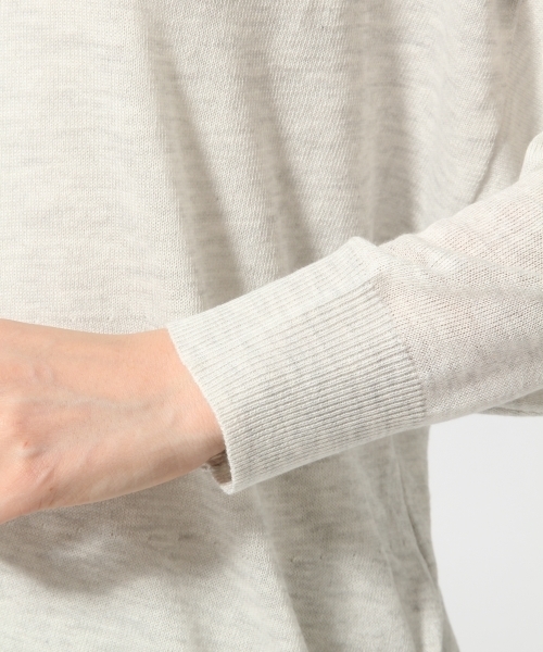 GLOBAL WORK(グローバルワーク)の「12ゲージAWニュアンスプルオーバー長袖/566289(ニット/セーター・レディース・オフホワイト/ホワイト/グレー/ネイビー・SMALL/LARGE/MEDIUM)」の13枚目の写真