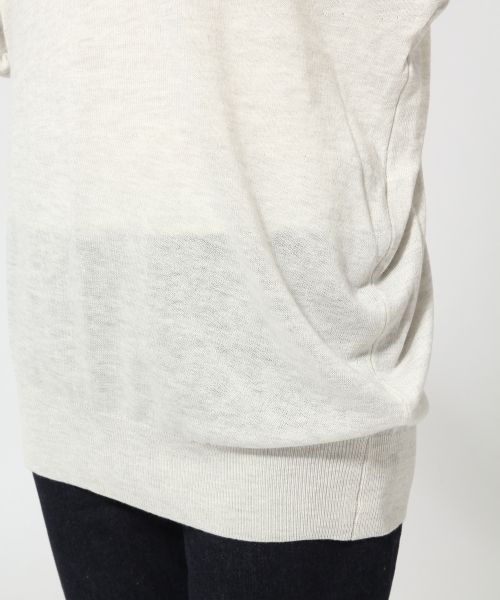 GLOBAL WORK(グローバルワーク)の「12ゲージAWニュアンスプルオーバー長袖/566289(ニット/セーター・レディース・オフホワイト/ホワイト/グレー/ネイビー・SMALL/LARGE/MEDIUM)」の15枚目の写真