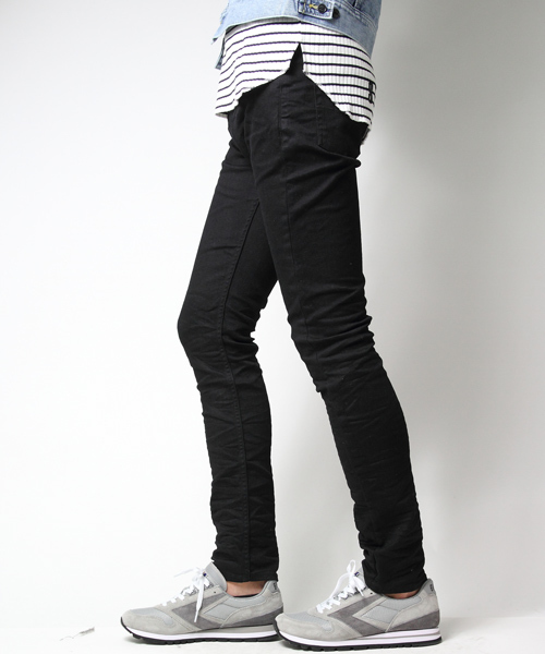 JACKROSE（ジャックローズ）の「ハイパーストレッチ立体加工カラーパンツ（デニムパンツ・メンズ・ブラック/ベージュ/ホワイト・L/M/XL/S）」の22枚目の写真