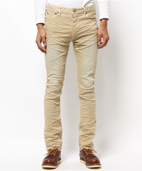 JACKROSE（ジャックローズ）の「ハイパーストレッチ立体加工カラーパンツ（デニムパンツ・メンズ・ブラック/ベージュ/ホワイト・L/M/XL/S）」の12枚目の写真