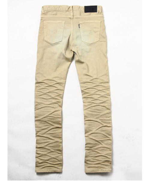 JACKROSE（ジャックローズ）の「ハイパーストレッチ立体加工カラーパンツ（デニムパンツ・メンズ・ブラック/ベージュ/ホワイト・L/M/XL/S）」の21枚目の写真