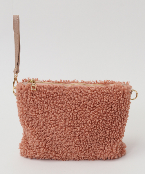 Tiara（ティアラ）の「【ANDREA CARDONE/アンドレアカルドネ】TEDDY BAG3S（ハンドバッグ・レディース・キャメル/ピンク/ブラック・FREE）」の3枚目の写真