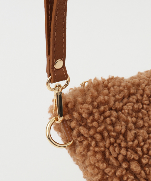 Tiara（ティアラ）の「【ANDREA CARDONE/アンドレアカルドネ】TEDDY BAG3S（ハンドバッグ・レディース・キャメル/ピンク/ブラック・FREE）」の7枚目の写真