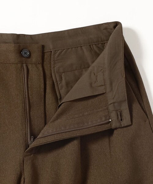 B:MING by BEAMS（ビーミングバイビームス）の「ポリエステル 2プリーツ ワイドパンツ（その他パンツ・メンズ・ブラウン/ブラック・SMALL/MEDIUM/X-LARGE/LARGE）」の12枚目の写真