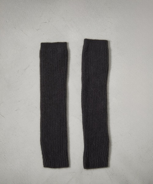 SALON adam et rope'（サロン アダム エ ロペ）の「フォックスウール片畦アームウォーマー（手袋・レディース・チャコールグレー/ホワイト系その他5/グリーン系その他・FREE）」の12枚目の写真