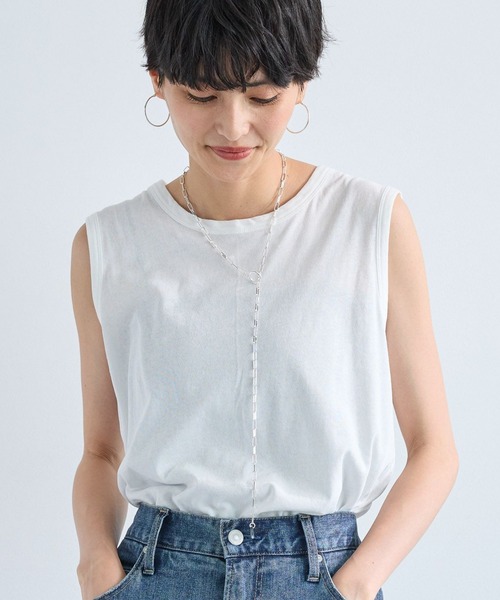 BARNYARDSTORM（バンヤードストーム）の「BARNYARDSTORM / ドライタッチプルオーバー【『BABALOG』チャンネルご紹介アイテム】（Tシャツ/カットソー・レディース・カーキ/パープル/ホワイト/ブラック・FREE）」の5枚目の写真