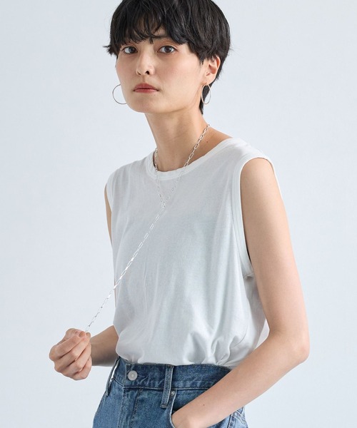 BARNYARDSTORM（バンヤードストーム）の「BARNYARDSTORM / ドライタッチプルオーバー【『BABALOG』チャンネルご紹介アイテム】（Tシャツ/カットソー・レディース・カーキ/パープル/ホワイト/ブラック・FREE）」の6枚目の写真