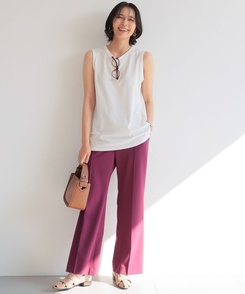 BARNYARDSTORM（バンヤードストーム）の「BARNYARDSTORM / ドライタッチプルオーバー【『BABALOG』チャンネルご紹介アイテム】（Tシャツ/カットソー・レディース・カーキ/パープル/ホワイト/ブラック・FREE）」の9枚目の写真