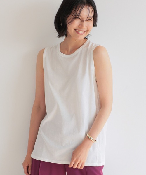 BARNYARDSTORM（バンヤードストーム）の「BARNYARDSTORM / ドライタッチプルオーバー【『BABALOG』チャンネルご紹介アイテム】（Tシャツ/カットソー・レディース・カーキ/パープル/ホワイト/ブラック・FREE）」の17枚目の写真