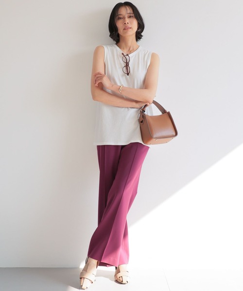 BARNYARDSTORM（バンヤードストーム）の「BARNYARDSTORM / ドライタッチプルオーバー【『BABALOG』チャンネルご紹介アイテム】（Tシャツ/カットソー・レディース・カーキ/パープル/ホワイト/ブラック・FREE）」の20枚目の写真