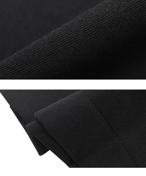 KOBE LETTUCE（コウベレタス）の「ダブルウエストタックワイドパンツ（スラックス・レディース・ブラック/グレー/ベージュ・PM/M）」の10枚目の写真