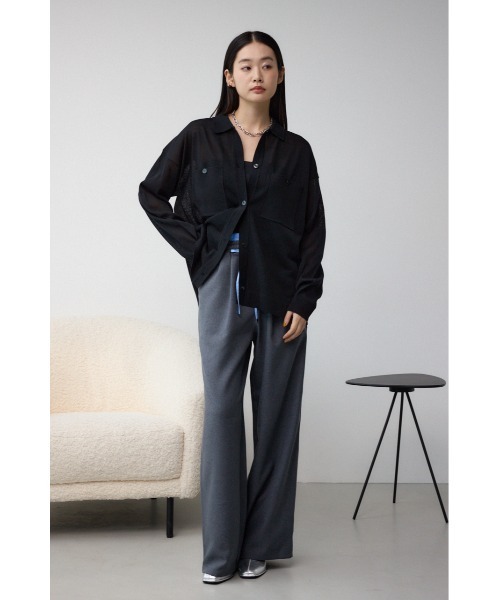 セール】襟付きシアーカーディガン（カーディガン/ボレロ）｜AZUL BY