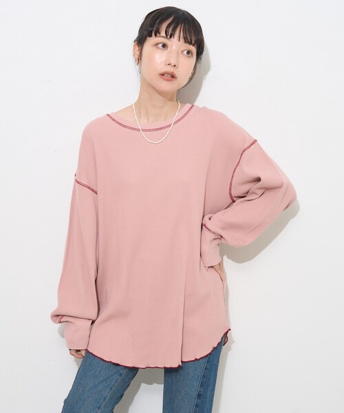 FREAK'S STORE（フリークスストア）の「配色メロー ワッフルプル