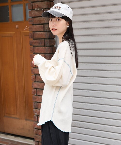FREAK'S STORE（フリークスストア）の「配色メロー ワッフルプル