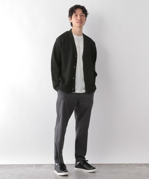 GLOBAL WORK（グローバルワーク）の「トクトク2SETカーデ＆プリントT/129688（カーディガン/ボレロ・メンズ・アッシュグレー/ブラック/アイボリー/グリーン/ネイビー・MEDIUM/SMALL/X-LARGE/LARGE）」の11枚目の写真