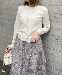 clear | パールボタン付きカーディガン≪2024AW新作≫(カーディガン/ボレロ)