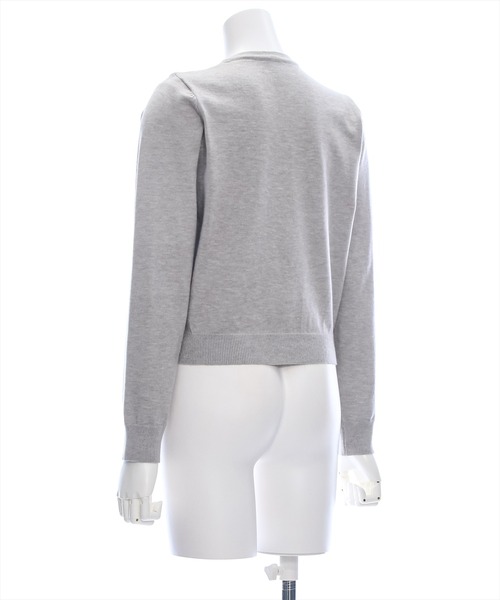 clear（クリア）の「パールボタンカーディガン［長袖 羽織り 持ち運び］≪再入荷≫（カーディガン/ボレロ・レディース・ブラック/オフホワイト/杢グレー/レッド/ネイビー/ミント/ピンク・F）」の22枚目の写真