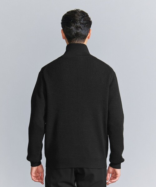 BEAUTY&YOUTH UNITED ARROWS（ビューティーアンドユースユナイテッドアローズ）の「【WEB限定 WARDROBE SMART】ウォッシャブル ドライバーズジャケット（カーディガン/ボレロ・メンズ・ダークグレー/ネイビー/ブラック・S/M/L/XL）」の9枚目の写真