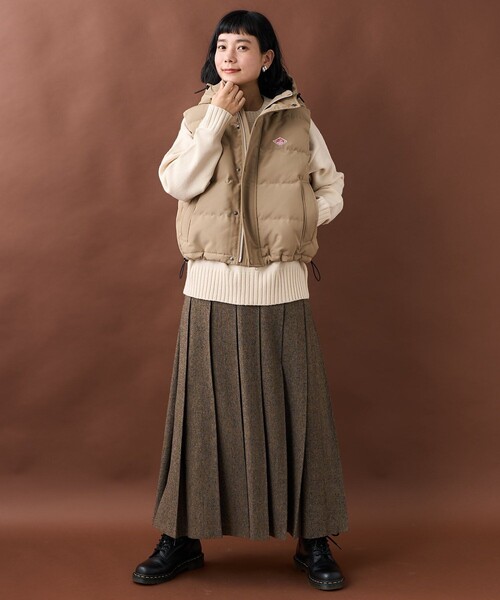 FREAK'S STORE(フリークスストア)の「ツイードプリーツスカート(スカート・レディース・グレー/ブラウン・フリ-)」の3枚目の写真