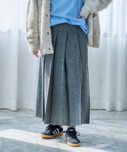 FREAK'S STORE(フリークスストア)の「ツイードプリーツスカート(スカート・レディース・グレー/ブラウン・フリ-)」の13枚目の写真