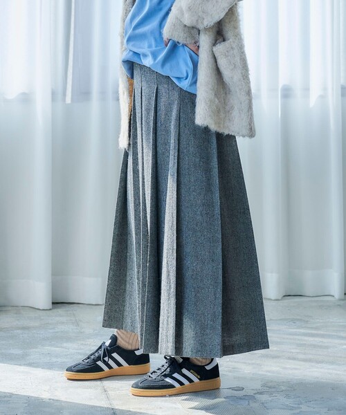 FREAK'S STORE(フリークスストア)の「ツイードプリーツスカート(スカート・レディース・グレー/ブラウン・フリ-)」の14枚目の写真