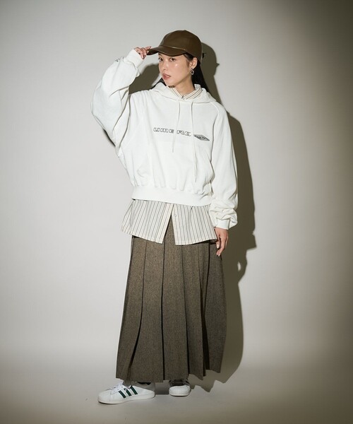 FREAK'S STORE(フリークスストア)の「ツイードプリーツスカート(スカート・レディース・グレー/ブラウン・フリ-)」の18枚目の写真