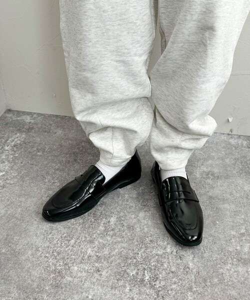 fredy emue（フレディエミュ）の「【JETEE/ ジュテ】スリムコインローファー（ローファー・レディース・シルバー/ブラック・24/23）」の7枚目の写真