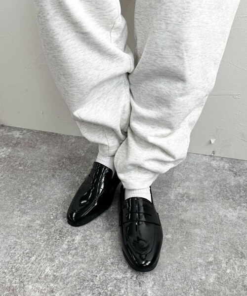 fredy emue（フレディエミュ）の「【JETEE/ ジュテ】スリムコインローファー（ローファー・レディース・シルバー/ブラック・24/23）」の8枚目の写真