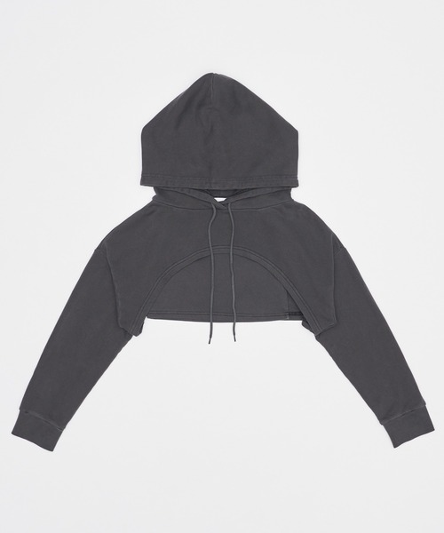 INTER FACTORY(インターファクトリー)の「樽井みか. - ピグメントスウェットアンサンブル made in INTERFACTORY(アンサンブル・レディース・ホワイト/ブラック・FREE)」の11枚目の写真