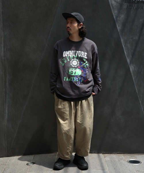 BEAVER(ビーバー)の「B omnivore/ビーオムニボー L/S COLLEGE(Tシャツ/カットソー・メンズ・ブラック/ホワイト・L/M)」の8枚目の写真