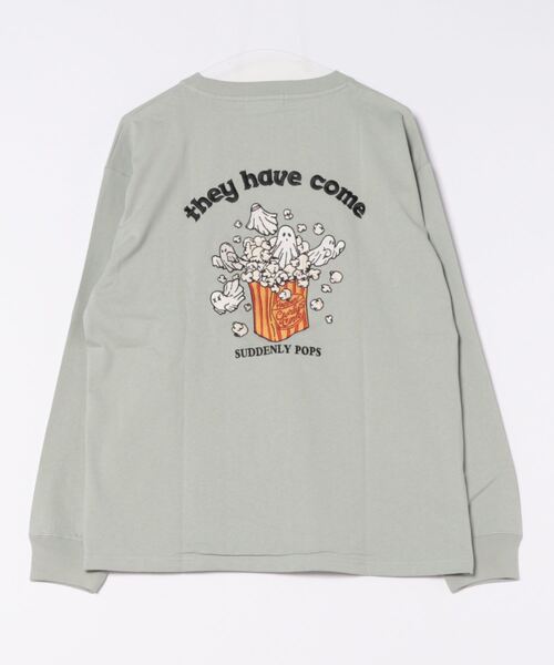 UNIIT（ユニット）の「【UNIIT/ユニット】オバケ ポップコーン刺繍ロンT（Tシャツ/カットソー・メンズ・グリーン/ホワイト/ブラック・X-LARGE/LARGE/MEDIUM）」の14枚目の写真