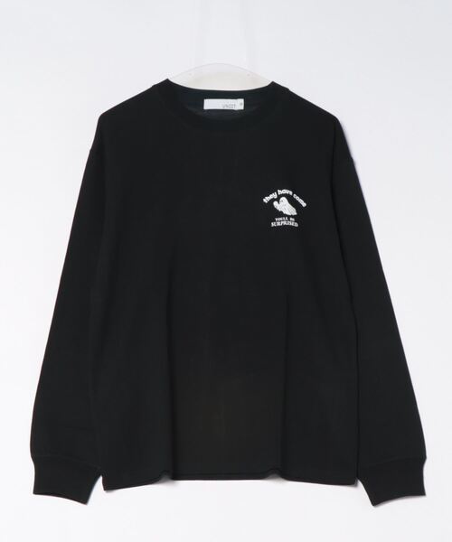 UNIIT（ユニット）の「【UNIIT/ユニット】オバケ ポップコーン刺繍ロンT（Tシャツ/カットソー・メンズ・グリーン/ホワイト/ブラック・X-LARGE/LARGE/MEDIUM）」の12枚目の写真