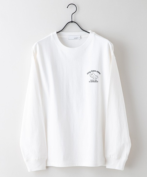 UNIIT（ユニット）の「【UNIIT/ユニット】オバケ ポップコーン刺繍ロンT（Tシャツ/カットソー・メンズ・グリーン/ホワイト/ブラック・X-LARGE/LARGE/MEDIUM）」の4枚目の写真