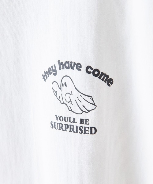UNIIT（ユニット）の「【UNIIT/ユニット】オバケ ポップコーン刺繍ロンT（Tシャツ/カットソー・メンズ・グリーン/ホワイト/ブラック・X-LARGE/LARGE/MEDIUM）」の7枚目の写真
