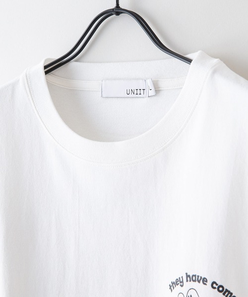 UNIIT（ユニット）の「【UNIIT/ユニット】オバケ ポップコーン刺繍ロンT（Tシャツ/カットソー・メンズ・グリーン/ホワイト/ブラック・X-LARGE/LARGE/MEDIUM）」の8枚目の写真
