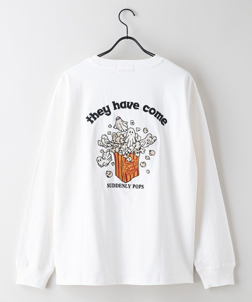 UNIIT（ユニット）の「【UNIIT/ユニット】オバケ ポップコーン刺繍ロンT（Tシャツ/カットソー・メンズ・グリーン/ホワイト/ブラック・X-LARGE/LARGE/MEDIUM）」の5枚目の写真