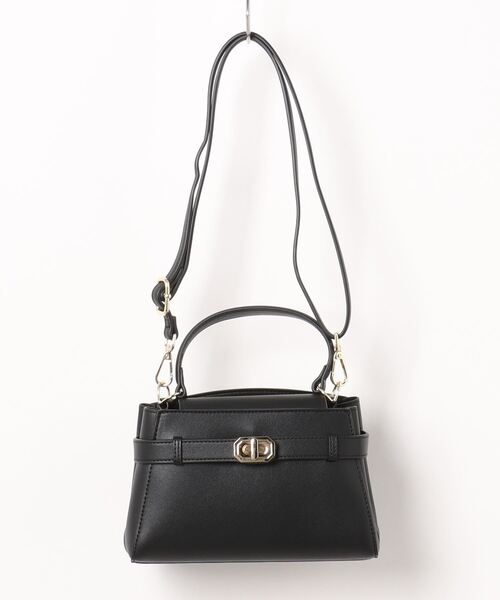 EDIT COLOGNE（エディットコロン）の「ミニベルトポシェット（ハンドバッグ・レディース・ベージュ/ブラック/ボルドー・ﾌﾘ-）」の2枚目の写真