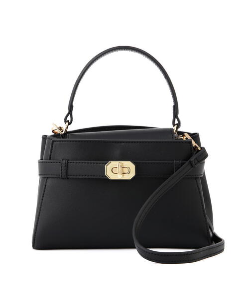 EDIT COLOGNE（エディットコロン）の「ミニベルトポシェット（ハンドバッグ・レディース・ベージュ/ブラック/ボルドー・ﾌﾘ-）」の4枚目の写真