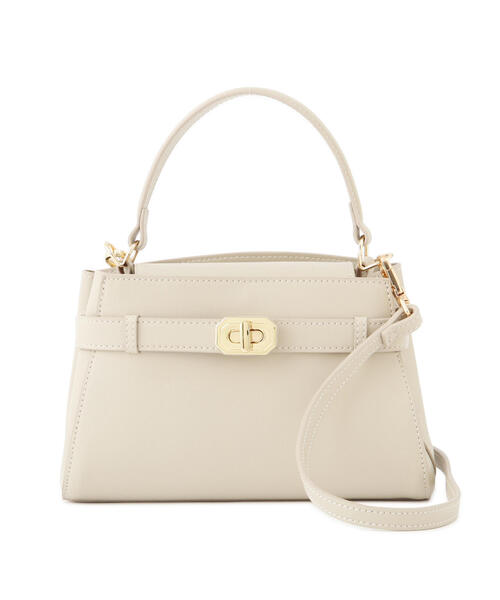 EDIT COLOGNE（エディットコロン）の「ミニベルトポシェット（ハンドバッグ・レディース・ベージュ/ブラック/ボルドー・ﾌﾘ-）」の5枚目の写真