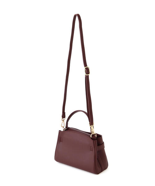 EDIT COLOGNE（エディットコロン）の「ミニベルトポシェット（ハンドバッグ・レディース・ベージュ/ブラック/ボルドー・ﾌﾘ-）」の9枚目の写真