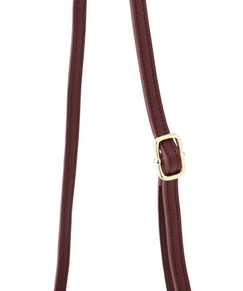 EDIT COLOGNE（エディットコロン）の「ミニベルトポシェット（ハンドバッグ・レディース・ベージュ/ブラック/ボルドー・ﾌﾘ-）」の11枚目の写真